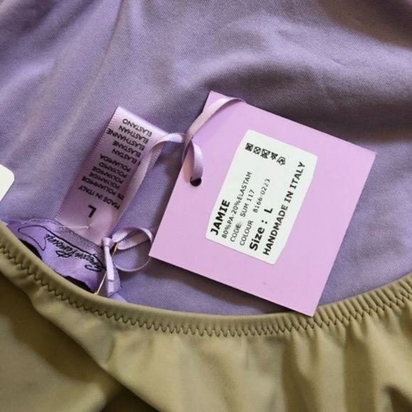 Grogor Pirouzi 'Jamie' One Piece Metallic Scoop Swimsuit - Picture 8 of 8